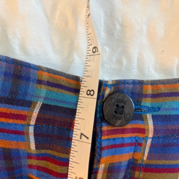 Vans Vintage Short Shorts, Madras / Patchwork Pattern, Medium - Picture 6 of 14